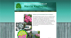 Desktop Screenshot of harriekapteyns.nl