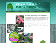 Tablet Screenshot of harriekapteyns.nl